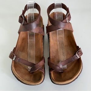 Birkenstock Brown Yara Toe Loop Sandals Size EU 38 /  US 7 R